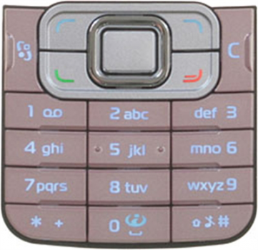 Nokia 6120c TastenmatteTaste rosa