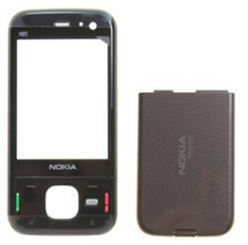 Nokia N85 Gehäuse Cover + Akkudeckel schwarz