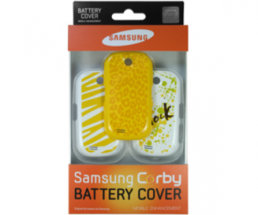 Samsung S3650 Akkudeckel Set EBC9353YECSTD gelb