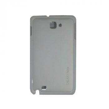 Zenuns Hard Cover für Samsung i9220/N7000 Note weiß/silber