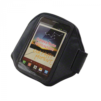 Sport Armband Tasche für Samsung i9220/N7000 Galaxy Note schwarz