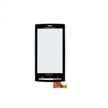 Sony Ericsson Xperia X10 Touchscreen + Oberschale Cover schwarz