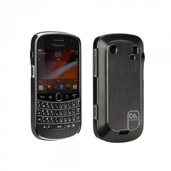 Case-Mate  BarelyThere Case für Blackberry 9900 Alu silber (CM016273)