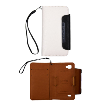 Kalaideng Flip Book Cover Tasche Schutz-Hülle Case Fresh Style für LG P880 Optimus 4X HD weiss