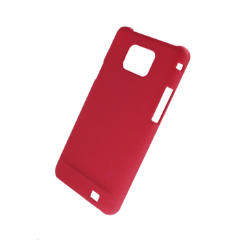 Hard Cover griffig" für Samsung i9100 Galaxy S2 rot