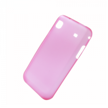 Ultradünne Frostcover Case für Samsung Galaxy i9000 Galaxy S, i9001 Galaxy S Plus, rosa