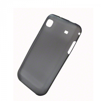 Ultradünne Frostcover Case für Samsung Galaxy i9000 Galaxy S, i9001 Galaxy S Plus, schwarz