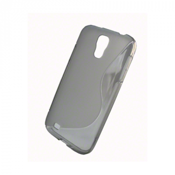 Slilikonhülle S-Line" für Samsung i9500/i9505 Galaxy S4 grau/transparent