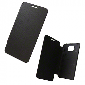 Flip-Tasche Bei-Serie für Samsung i9100 Galaxy S2 schwarz