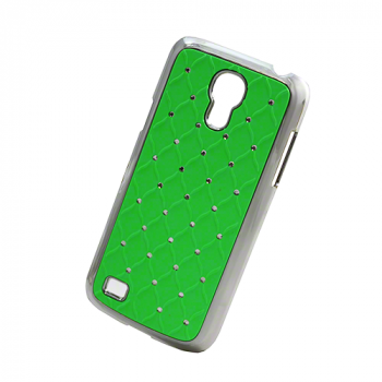 Hard Cover Kristall Stein für Samsung i9190 Galaxy S4 mini grün