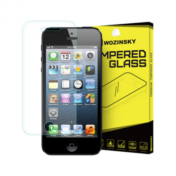 WOZINSKY Panzerglas Displayschutz 9H PRO+ für Apple iPhone 5/5S/5C/SE