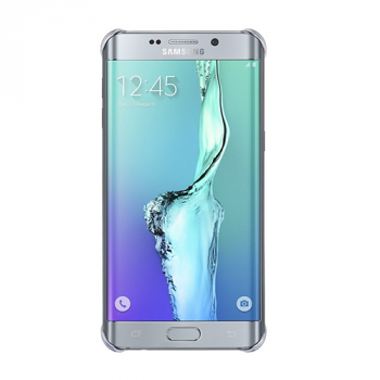 Samsung Glossy Cover EF-QG928 für Galaxy S6 Edge+ silber
