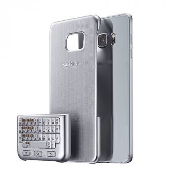 Samsung EJ-CG928MSEGDE Keyboard Cover G928F Galaxy S6 edge Plus + silber