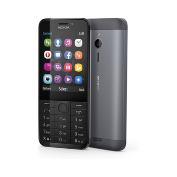 Nokia 230 Dual-SIM schwarz/silber - offen für alle Netze