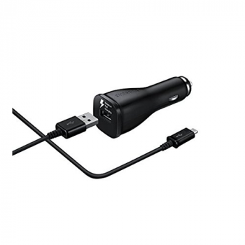 Samsung EP-LN915U Dual-USB Kfz-Ladegerät + Kabel schwarz bulk
