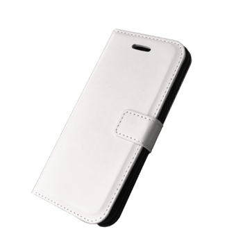 UreParts Kunstleder Book Flip-Tasche für Apple iPhone 7 / iPhone 8 / iPhone SE (2020) weiß