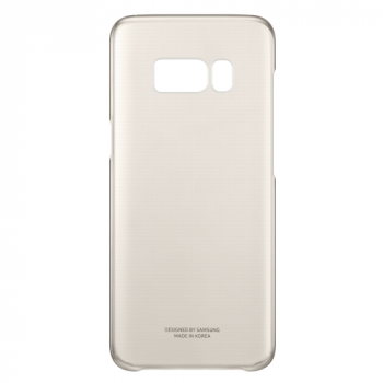 Samsung Clear Cover EF-QG955CF für Galaxy S8+ Plus gold