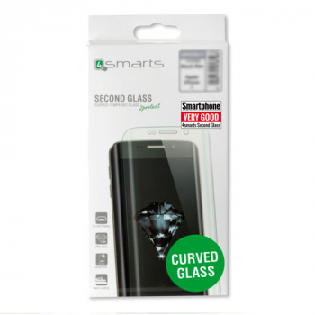 4smarts Second Glass Curved Colour Frame für Apple iPhone 7 Plus schwarz