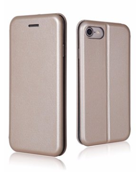 starfix Flip Wallet Tasche Schutz-Hülle Cover für Samsung A8 (2018) mit Kartenfach Gold