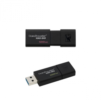 Kingston DataTraveler 100 G3 schwarz 128GB, USB-A 3.0 (DT100G3/128GB)