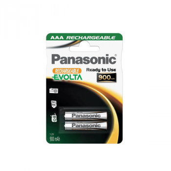 Panasonic Rechargeable Evolta Micro AAA NiMH 900mAh, Batterie 2er-Pack