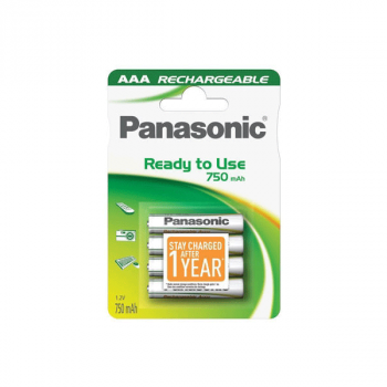 Panasonic Evolta Micro AAA NiMH 750mAh, Batterie 4er-Pack