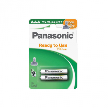 Panasonic Rechargeable Pro+ P03P Micro AAA NiMH 750mAh, Batterie 2er-Pack