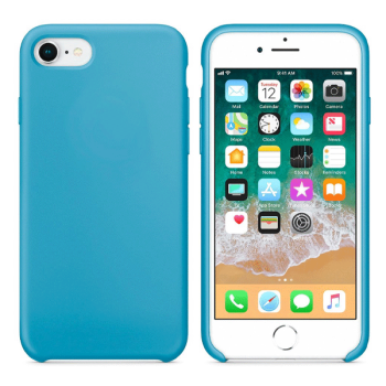 starfix Silikon-Tasche Schutz-Hülle Cover S-Case für iPhone 8 Plus / 7 Plus hellblau