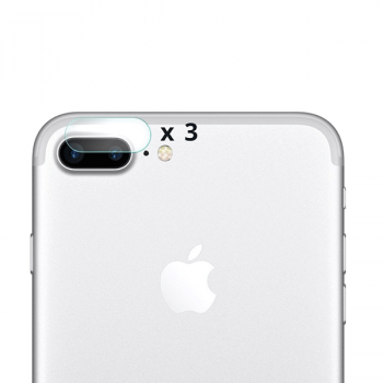 Pure² Kamera Linse Glaschutz (3er Pack) für Apple iPhone 7/8 Plus