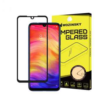 Wozinsky (Full Glue 3D) Displayschutz Glas - Case friendly - für Xiaomi Redmi Note 7 schwarz