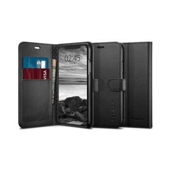 Spigen Wallet S Flip-Tasche Schutz-Hülle Wallet für iPhone XS Max schwarz