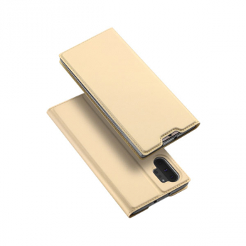 DUX DUCIS Skin Pro Flip Tasche für Samsung Galaxy Note 10+ PLUS gold
