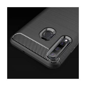 starfix Carbon Flexibel Silikon Cover Tasche Schutz-Hülle für Huawei Honor 20 Lite schwarz