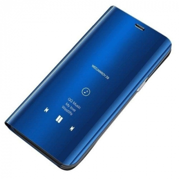 HDD Clear View Standing Cover für Samsung Galaxy A20e blau