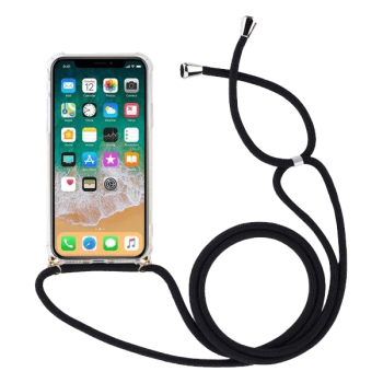 starfix "Kordon" Schnur Tasche Silikon Schutz-Hülle Cover Case S-Case für Samsung Galaxy S20+ PLUS, schwarz