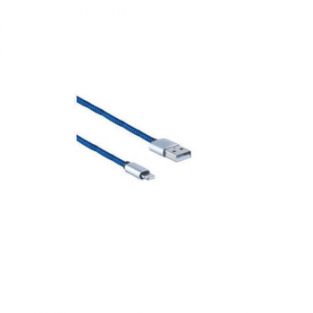 Orcatel USB-C Lade-/Datenkabel 30cm, Nylon geflochten, blau