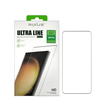 Rixus (Full Glue) Clear HD Ultra Line Displayschutz-Glas passend für Samsung Galaxy S20+ PLUS (G985F) schwarz