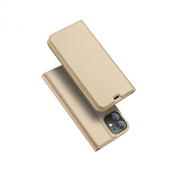 DUX DUCIS Skin Pro Flip Tasche für Apple iPhone 12/12 Pro gold
