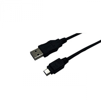 LogiLink USB 2.0 (Typ-A) auf USB Mini Kabel, schwarz, 1,8 m