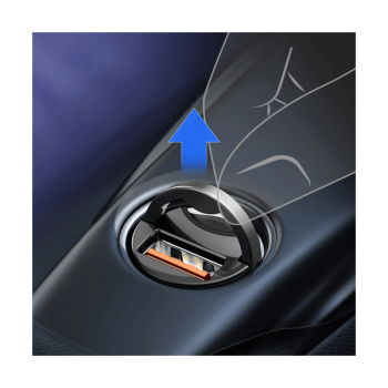 Baseus Tiny Star Mini USB Type-C KFZ Schnellladegerät 5A, 30W 3.0 grau (VCHX-B0G)