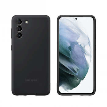 Samsung Silicone Cover für Galaxy S21+ schwarz (EF-PG996TBEGWW)