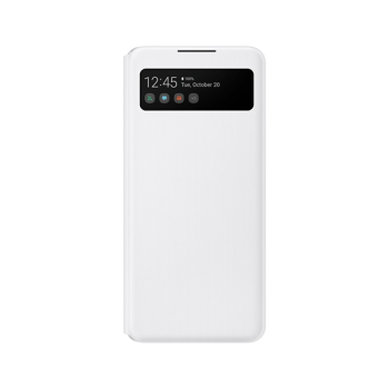 Samsung S-View Wallet Cover für Galaxy A42 5G weiß (EF-EA426PWEGEW)