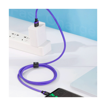 Baseus USB / USB-C Ladekabel/Datenkabel Nylon geflochten SuperCharge - 40W 3.0 QC3.0 - schwarz (2M)