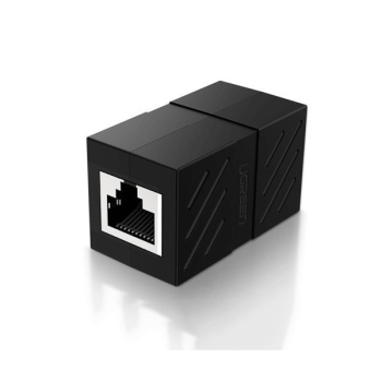 Ugreen Netzwerkkabelanschluss Ethernet RJ45 10 Gbit / s schwarz