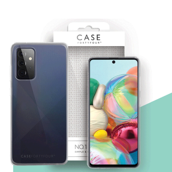 FORTYFOUR Flexi Slim Silikon-Tasche Schutz-Hülle Case Galaxy A72 5G transparent