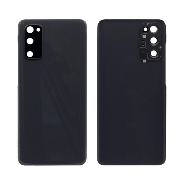 Akkudeckel + Kameraglas kompatibel mit Samsung Galaxy S20 (SM-G980F SM-G981B), kosmisch grau