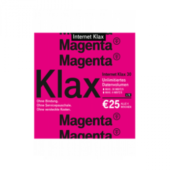 Magenta Magenta Unlimited Internet Klax Starter 30 04/21