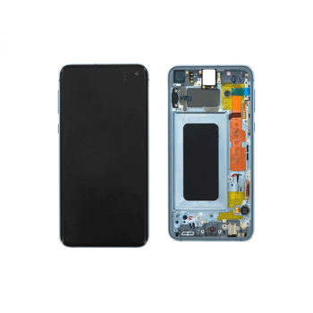 Samsung Galaxy S10E (SM-G970F) LCD Display mit Rahmen, blau