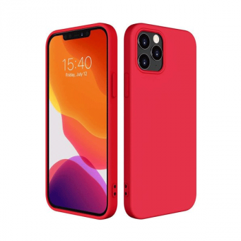 starfix Silikon Cover S-Case für iPhone 12 / iPhone 12 Pro rot