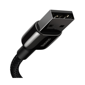 Baseus Tungsten Lade-/Datenkabel USB - Lightning 2,4 A schwarz (2m)